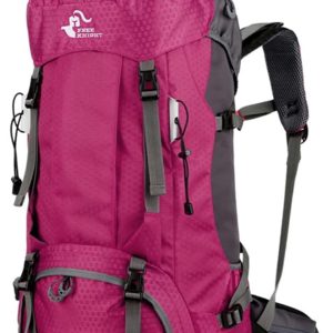 Bseash 60L Waterproof Hiking Camping Backpack with Rain Cover, Large Outdoor Sport Travel Daypack Rucksack for Climbing